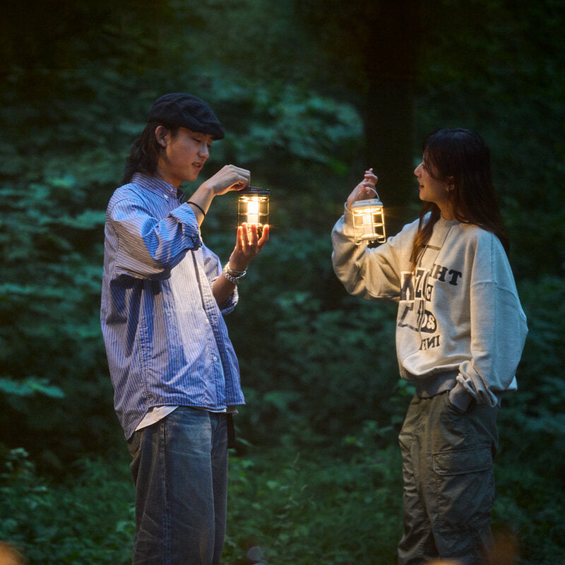 Naturehike Outdoor Camping LED Lantern Stepless Dimming Atmosphere Light Ambient Lighting Portable Hanging Tent Lamp IPX4 Waterproof USB Charging With Tripod Nature Hike