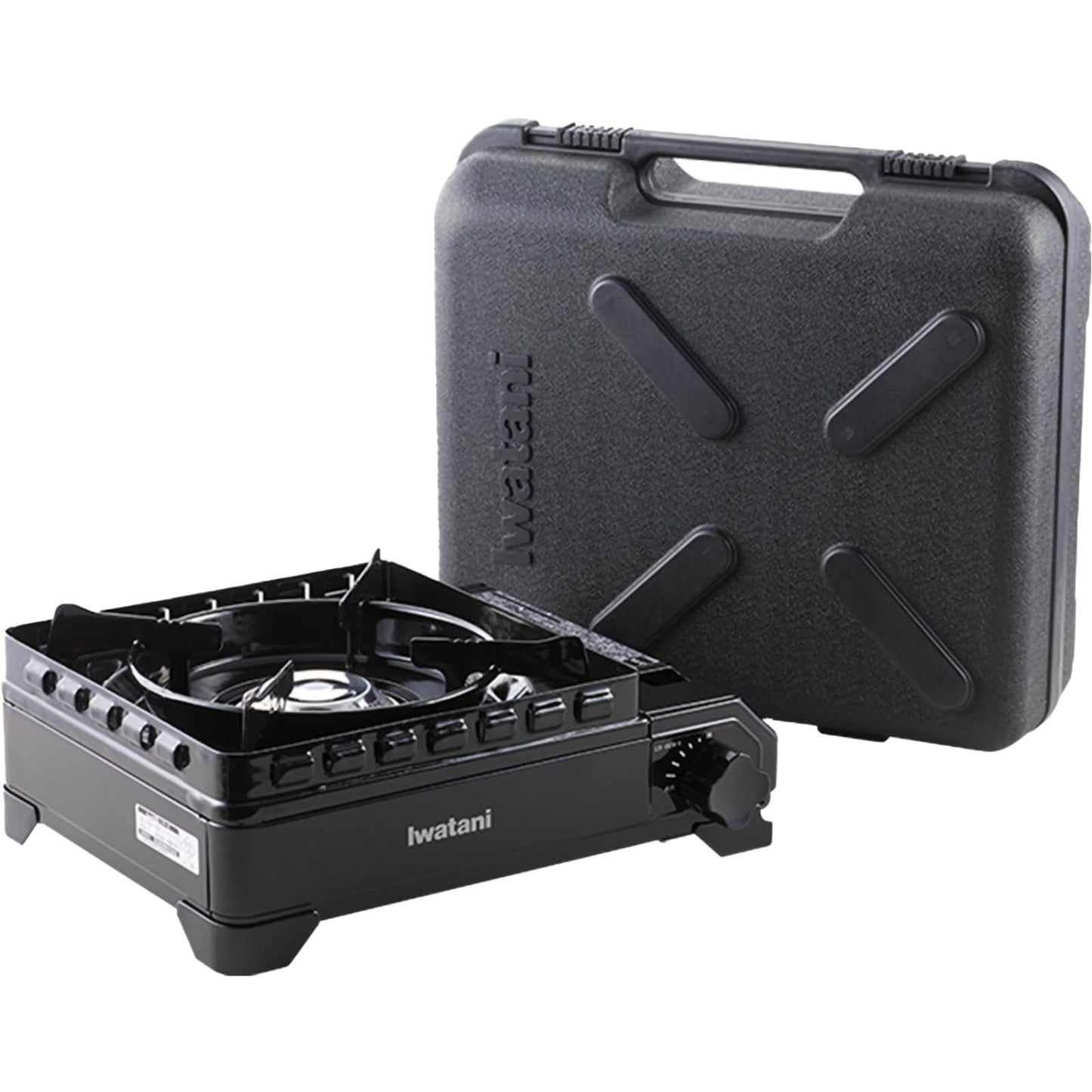 Iwatani Tough Maru Cassette Stove Portable Lightweight Butane Canister Stove with Integrated Double Windshield With Storage Case