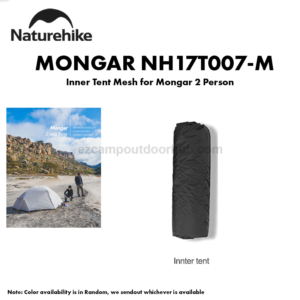 ( PARTS ) Naturehike MONGAR Tent Series NH17T007-M Replacement Parts Accessories Rain Fly Inner Outer Peg Wind Rope Bag Mat Pole Rod