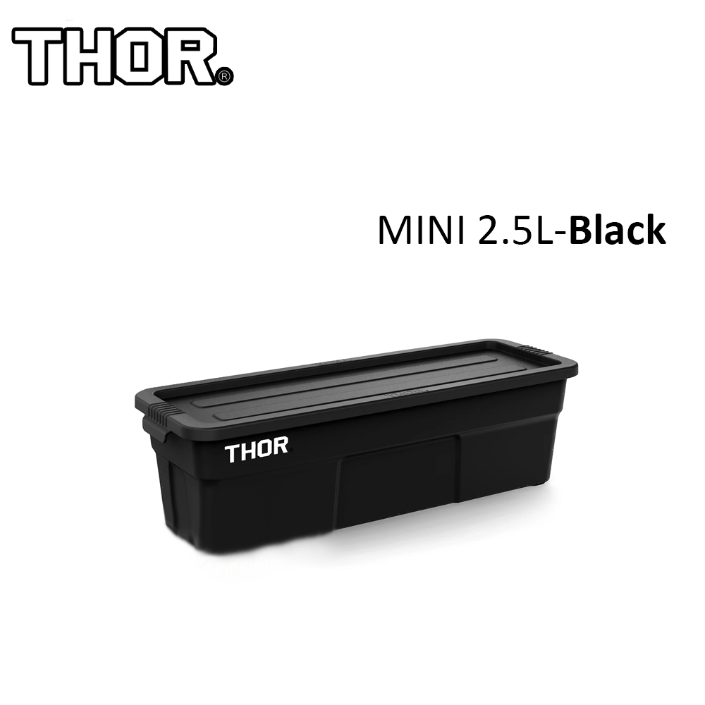 THOR ® Premium MINI 1L and LIMO 2.5L | 5L | 22L | 53L | 75L Stackable Storage Box with Lid Outdoor Rugged Plastic Boxes Wood Tabletop Stand Bracket