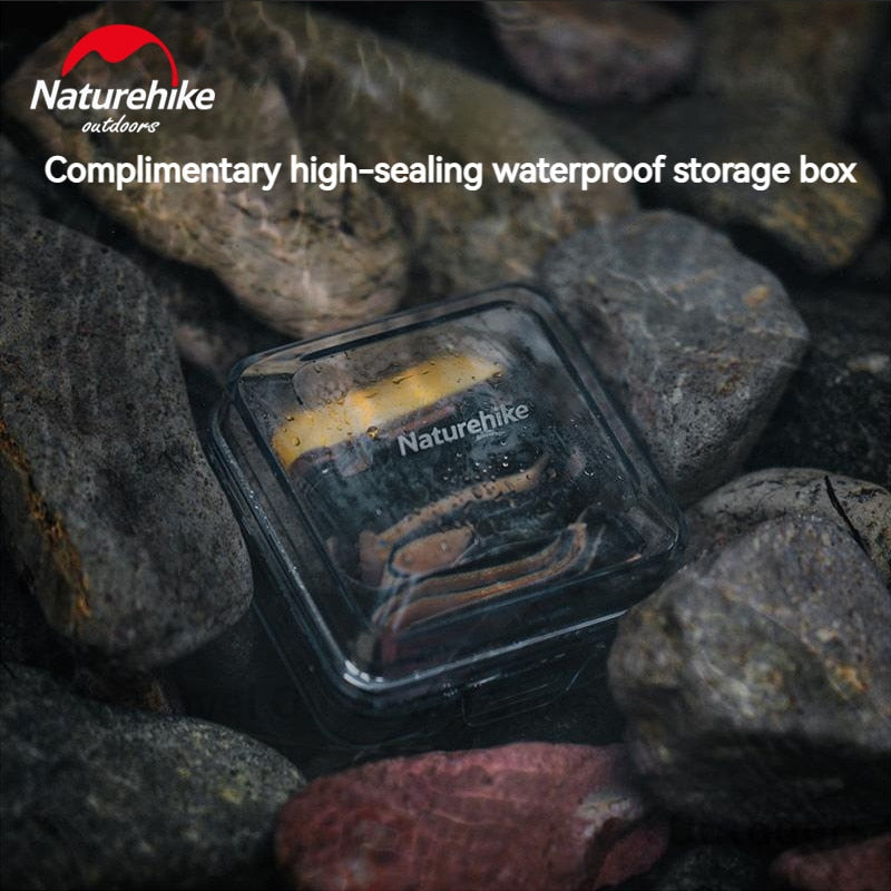 Naturehike LED Headlamp IP68 Waterproof Headlight Camping Head Lamp SOS Flashing Light Flashlight Outdoor Survival Hiking Tool 60° Degree Adjustable