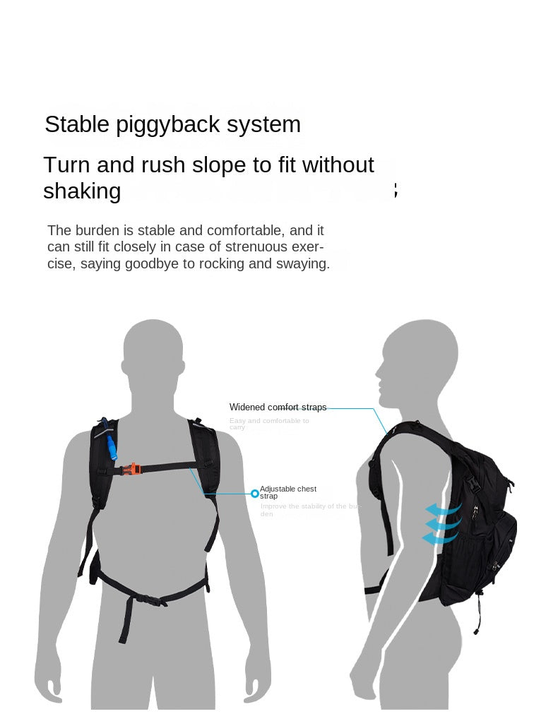 Naturehike CIELO Cycling Backpack Portable Lightweight Multifunctional Foldable 20L Large Capacity Hiking Backpack With Drinking Water Bladder