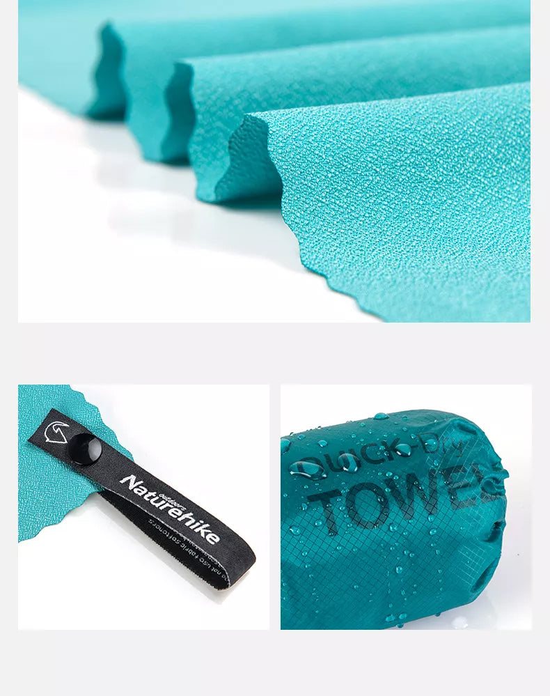 Naturehike Quick Drying Bath Towel Portable Lightweight Quick Dry Hand Face Bath Towel Strong Absorbent Travel Adult Kids Fast Micro Fiber Microfiber