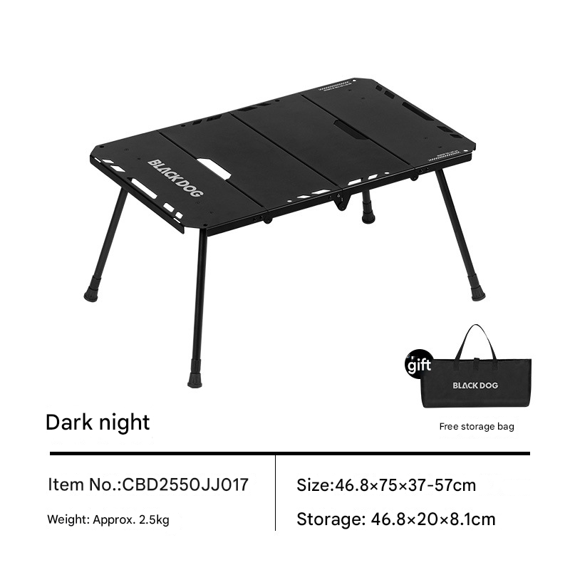 Blackdog Modular IGT Tactical Folding Table Portable Lightweight Multifunctional Foldable Table Outdoor Camping Load Bearing 40kg Aluminum Alloy