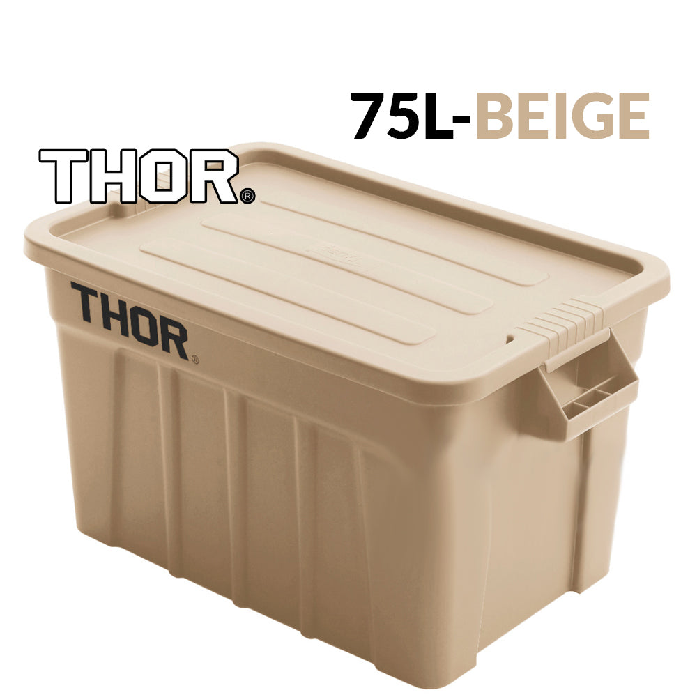 THOR ® Premium MINI 1L and LIMO 2.5L | 5L | 22L | 53L | 75L Stackable Storage Box with Lid Outdoor Rugged Plastic Boxes Wood Tabletop Stand Bracket