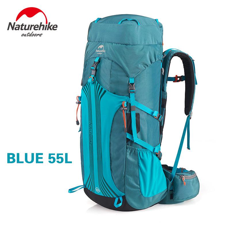 Naturehike 45L | 55L | 65L Professional Hiking Backpack Large Capacity Outdoor Hiking Climbing Mountaineering Rucksack Back Pack Camping Travel Nature Hike