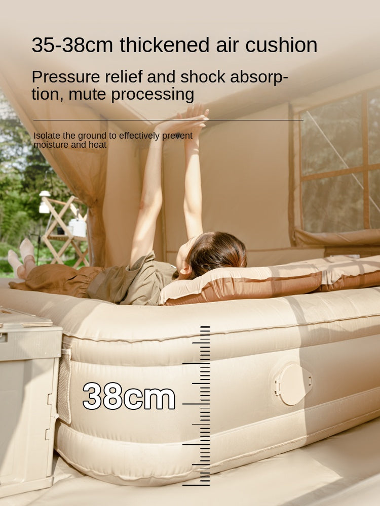 Mobi Garden Automatic Inflatable Mattress Outdoor Integrated Self-Inflating Tent Sleeping Heightened Air Cushion Bed Pad Built-in Electric Pump