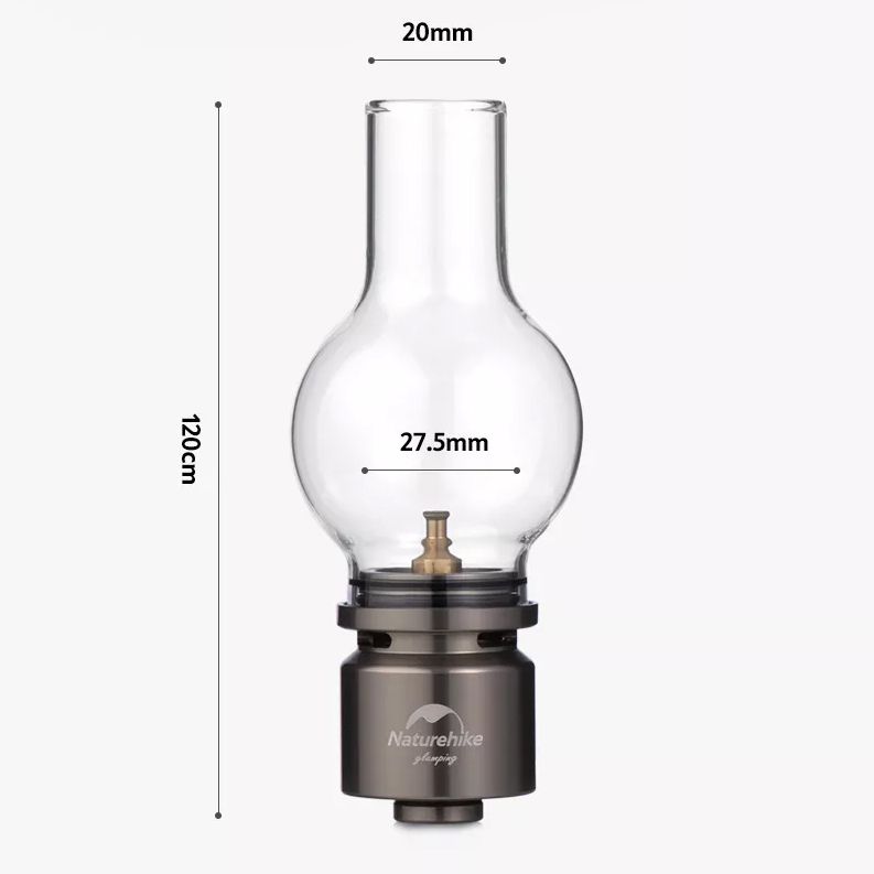 Naturehike Portable Gas Tank Lantern Camping Atmosphere Roman Candle Like Lamp Light Outdoor Camp Ambient Butane Fuel Lighting