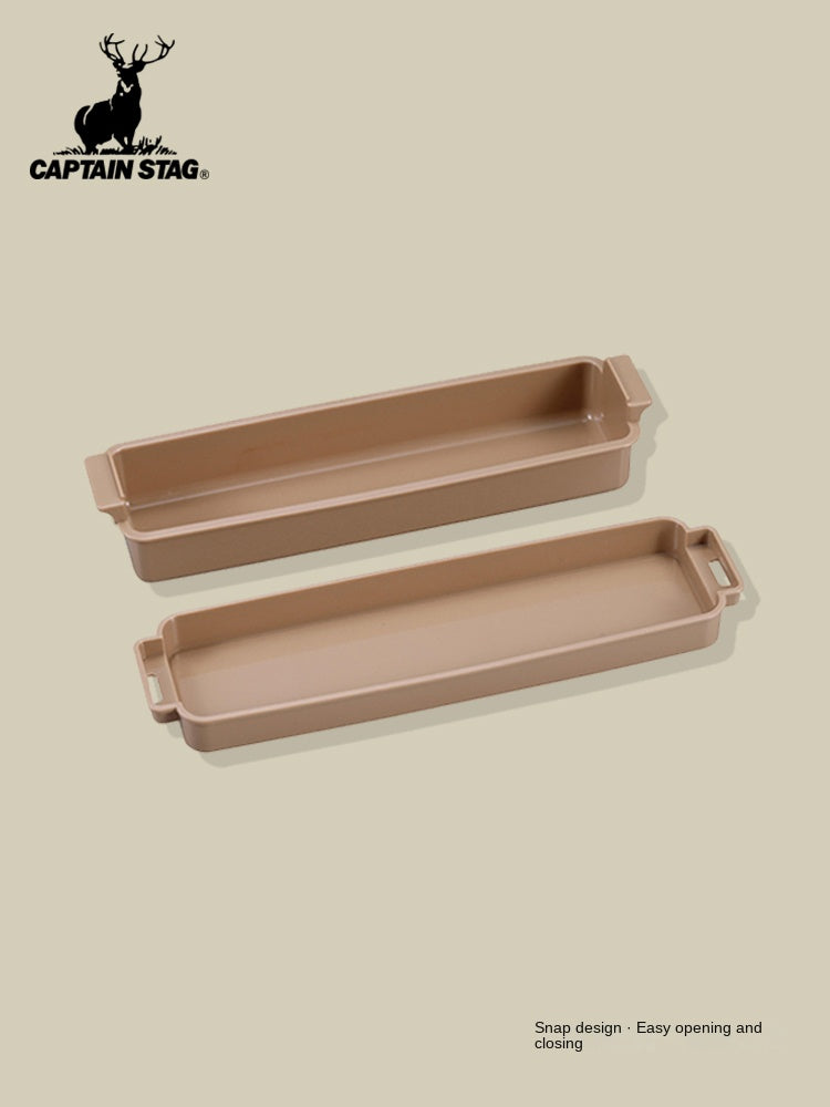 CAPTAIN STAG Cutlery Case Portable Lightweight Condiment Container Outdoor Camping Travel Utensil Storage Cooking Equipment Made in Japan UW-2029 UW-2038
