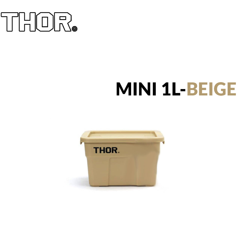 THOR ® Premium MINI 1L and LIMO 2.5L | 5L | 22L | 53L | 75L Stackable Storage Box with Lid Outdoor Rugged Plastic Boxes Wood Tabletop Stand Bracket