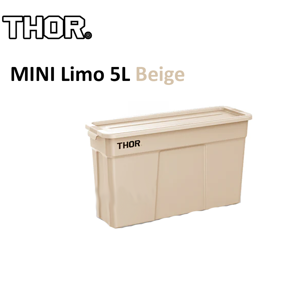 THOR ® Premium MINI 1L and LIMO 2.5L | 5L | 22L | 53L | 75L Stackable Storage Box with Lid Outdoor Rugged Plastic Boxes Wood Tabletop Stand Bracket