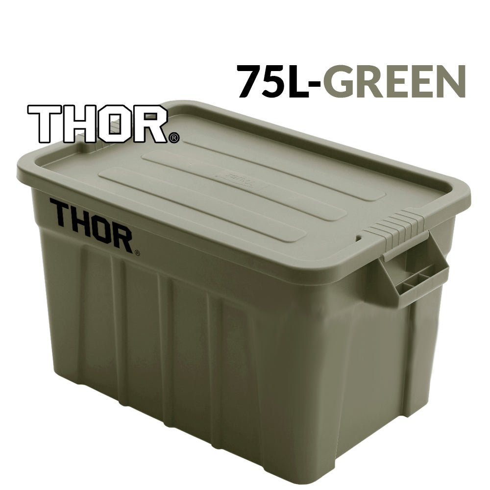 THOR ® Premium MINI 1L and LIMO 2.5L | 5L | 22L | 53L | 75L Stackable Storage Box with Lid Outdoor Rugged Plastic Boxes Wood Tabletop Stand Bracket