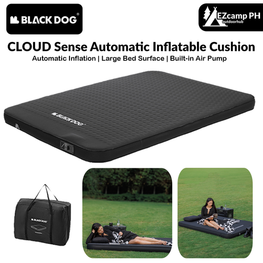 BLACKDOG CLOUD Sense Automatic Inflatable Cushion Portable Ultralight Outdoor Mattress Self-inflating Air Bed Inflating Sponge Cushion Sleep Mat