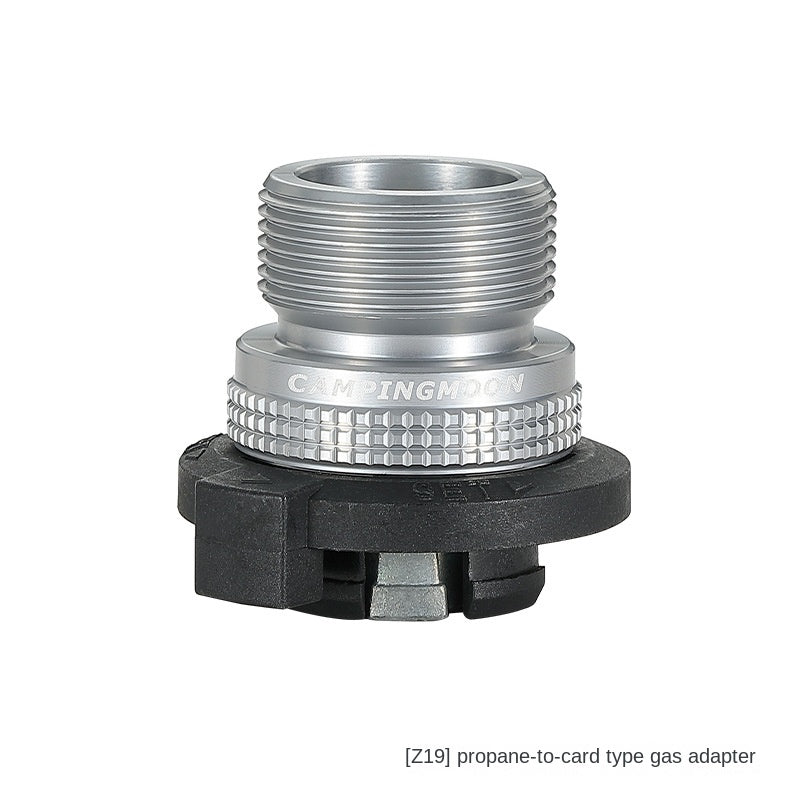 Campingmoon Z19 Propane To Standard Butane Converter Portable Connector Coleman Stove Torch Adapter To Nozzle Card Type Canister Fuel Adaptor