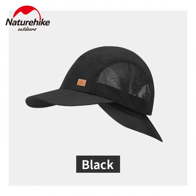 Naturehike Outdoor Summer Fashion Men's Hat Ultralight Double Brim Sun Protection Sports Leisure Cap For Camping Fishing Hiking