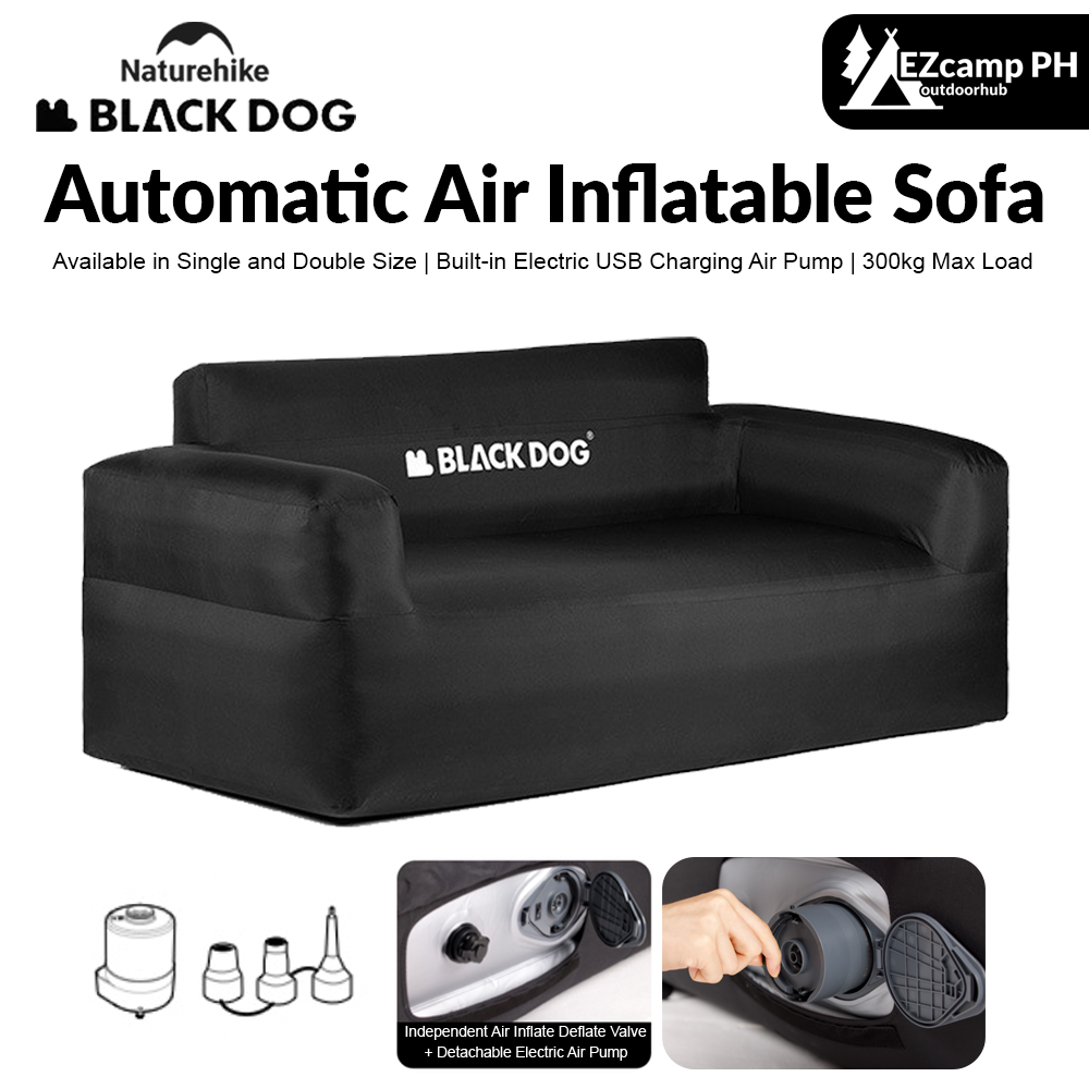 BLACKDOG by Naturehike Automatic Air Inflatable Black