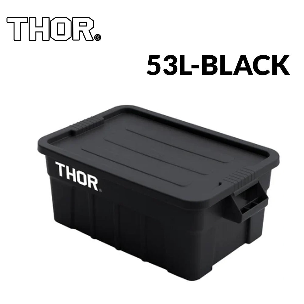 THOR ® Premium MINI 1L and LIMO 2.5L | 5L | 22L | 53L | 75L Stackable Storage Box with Lid Outdoor Rugged Plastic Boxes Wood Tabletop Stand Bracket