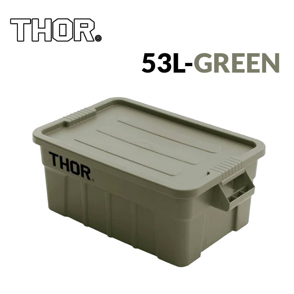 THOR ® Premium MINI 1L and LIMO 2.5L | 5L | 22L | 53L | 75L Stackable Storage Box with Lid Outdoor Rugged Plastic Boxes Wood Tabletop Stand Bracket