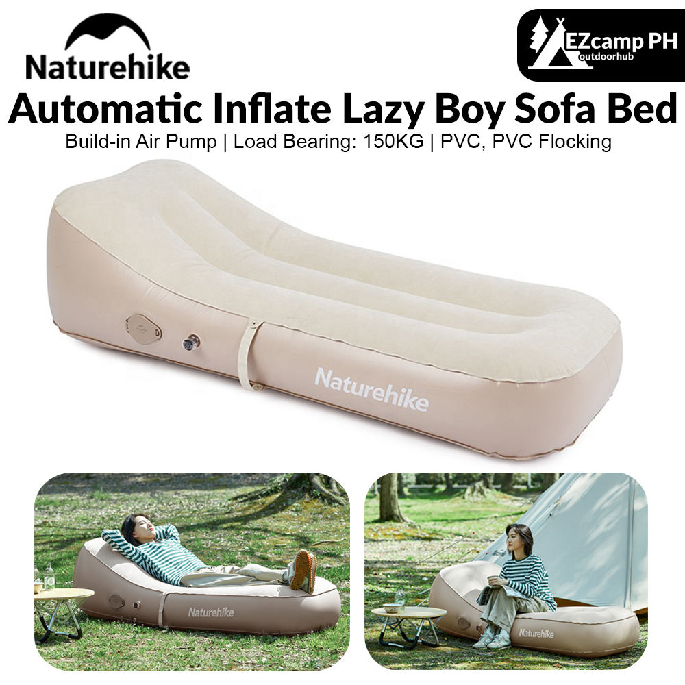Naturehike Automatic Inflate Lazy Boy Sofa Bed Built in Air Pump ezcampphoutdoorhub