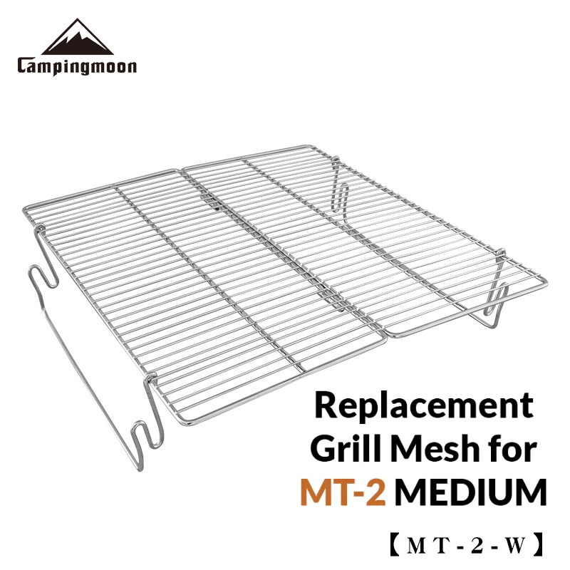 CAMPINGMOON Replacement Stainless Steel BBQ Grill Mesh Wire Screen Rack for X-Mini MT-2 MT-3 Small Medium Large KOVEA MAGIC I II 1 2 Camping MT2 MT3