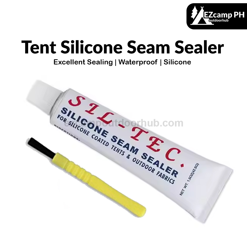 SIL-TEC Tent Silicone Seam Sealer Portable Emergency Tent Repair Adhesive For Outdoor Fabric Waterproof Adhesive Seal