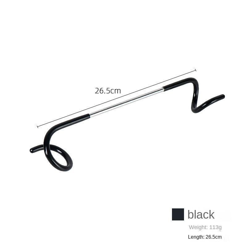 CAMPINGMOON MG-260 Lamp Post Hook Lantern Steel Hanger For Pole Up To 36mm Diameter 5KG Max Load Tent Tarp Pole Light Hang Holder Bracket Mount Mounting