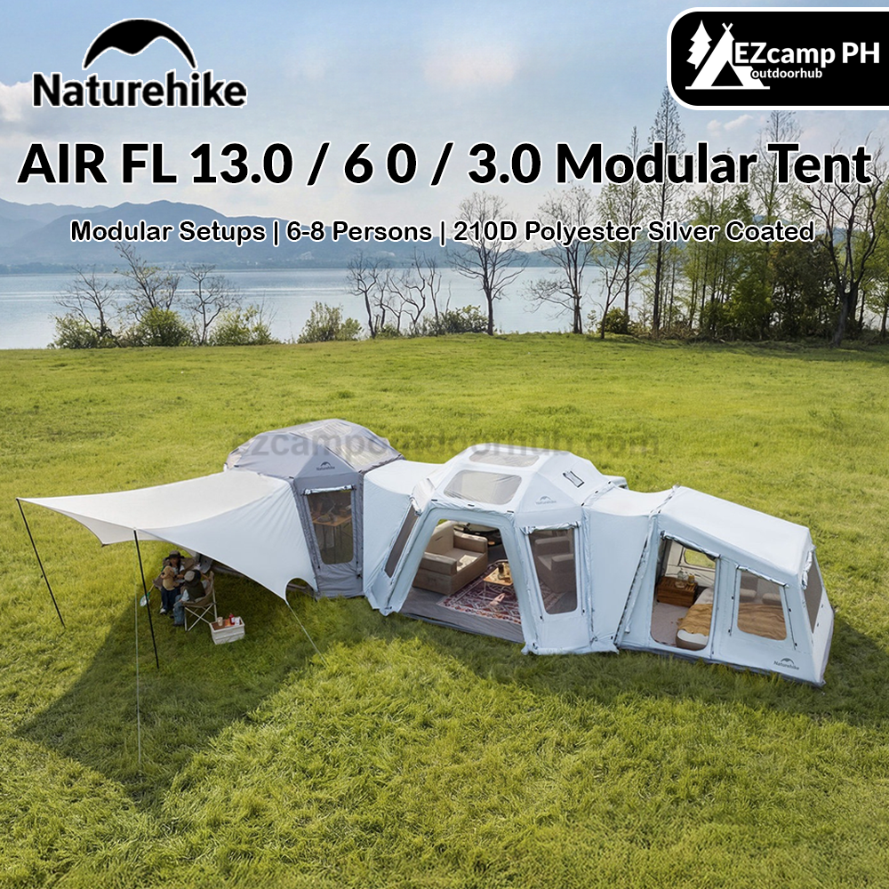 air trailer tent Naturehike 2026 AIR FL 13.0 / 6 0 / 3.0 Modular Tent Portable 6-8 – EZcamp  Outdoorhub