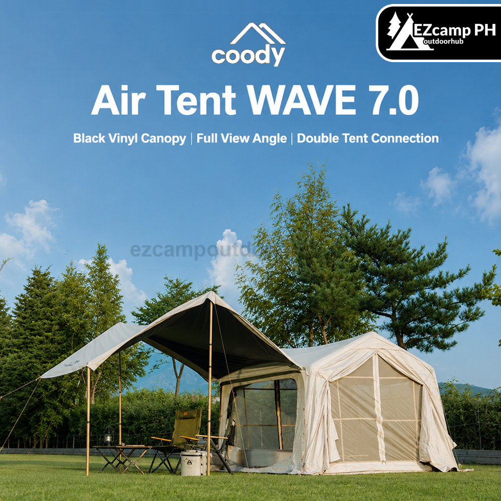 coody air tent Coody Air Tent WAVE 7.0 4-6 Person Air Inflatable Tent 210D Blended – EZcamp Outdoorhub
