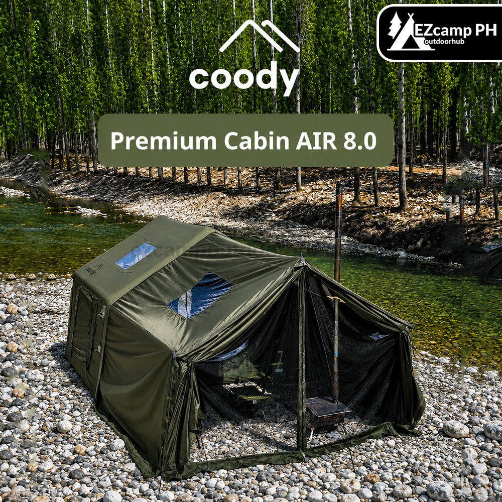 Coody Premium Cabin AIR 8.0 Air Inflatable Tent 4-6 Person 8m²