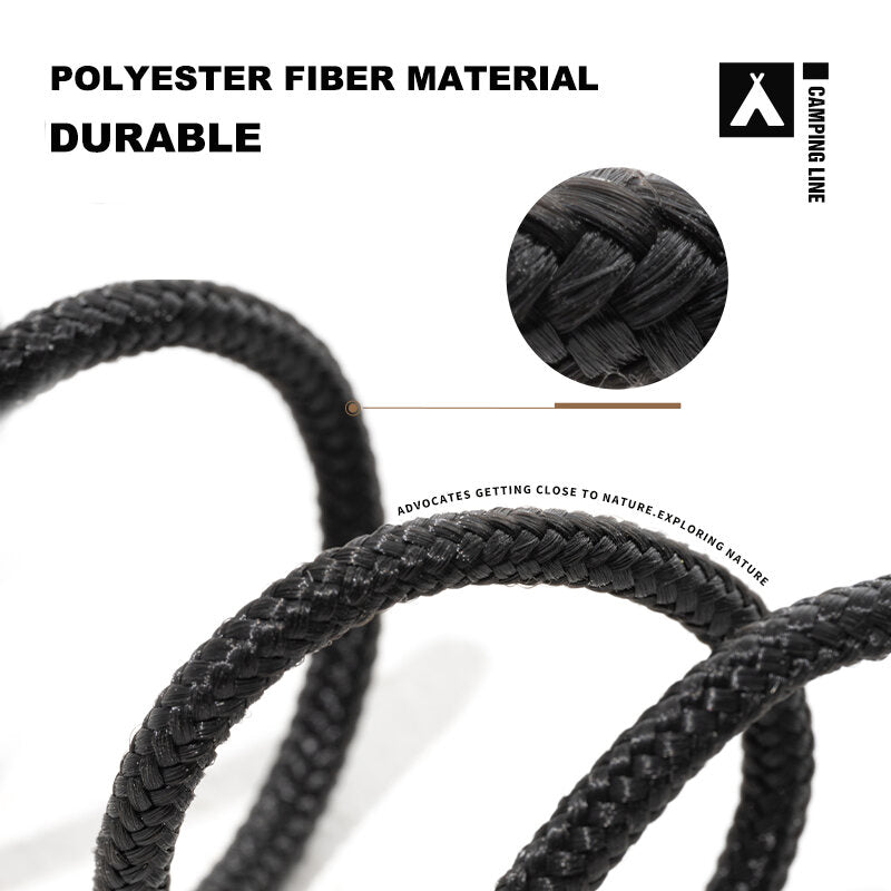 MOBI GARDEN Clothesline Hanging Rope With Hook Portable Ultralight Windproof Rope Outdoor Indoor Camping Travel Heavy Duty Original MobiGarden