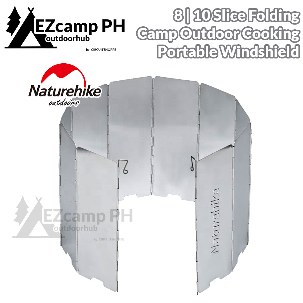 Naturehike Slice Plates Aluminum Alloy Outdoor Cooking Windshield Wind Screen Shield Breaker Folding Board Gas Stove Fire Cook Windscreen Deflector