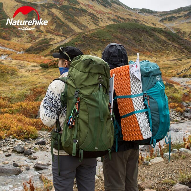 Naturehike 45L | 55L | 65L Professional Hiking Backpack Large Capacity Outdoor Hiking Climbing Mountaineering Rucksack Back Pack Camping Travel Nature Hike