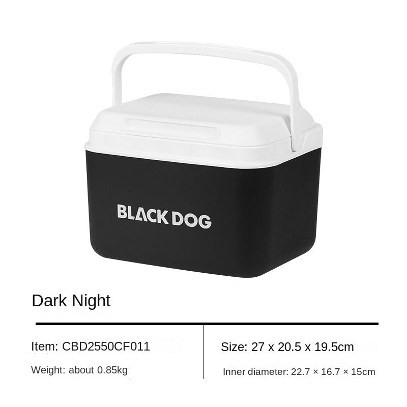 BLACKDOG ICELAND Cooler Storage Box 13L 25L Hot and Cold up to 48H Foods Drinks Ice Outdoor 3 Layer PP EPS Insulation Chest Container 50kg Max Load