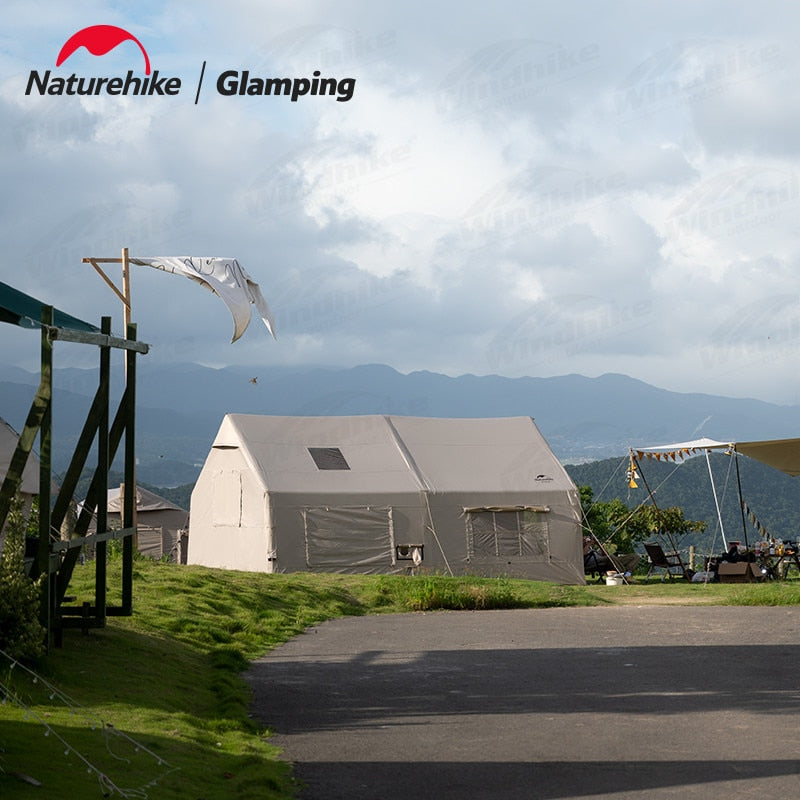 Naturehike AIR Series 17.2 Camp Inflatable Tent Luxury Extra Large 17.2m² Air Inflatable Waterproof Breathable Outdoor 1 Bedroom 1 Living Room