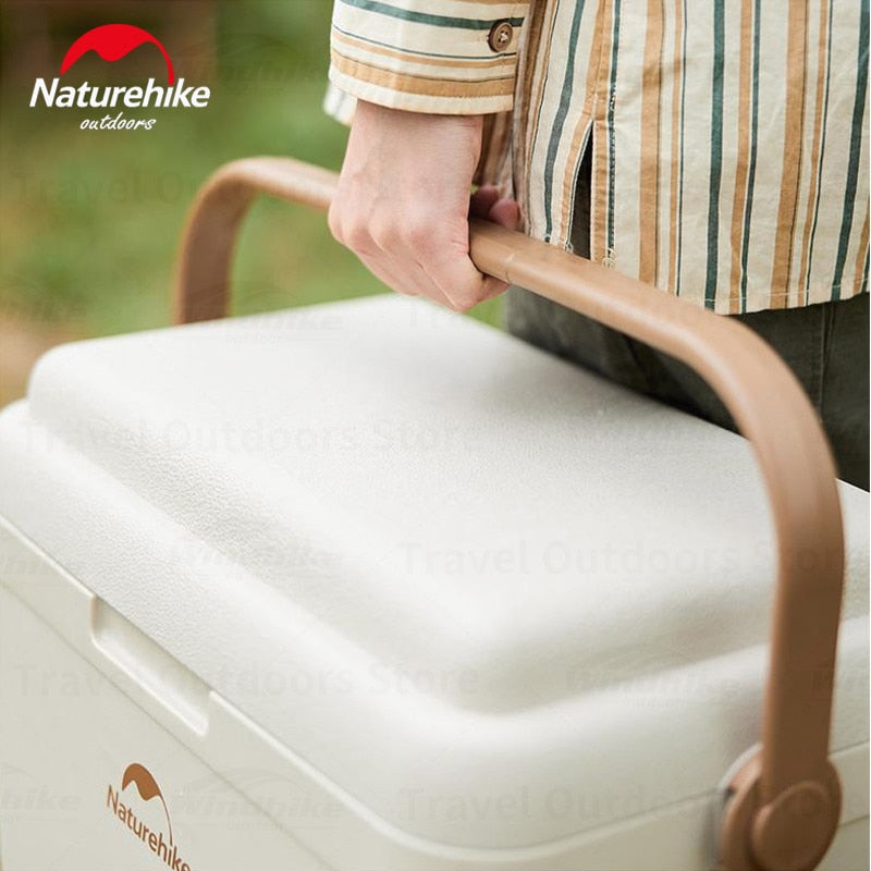 Naturehike 24H Anti-Bacterial Outdoor Cooler Box 9L 13L 24L 33L Cold up to 24H EPS Insulation Food Drink Ice Storage Container Chest Camping Picnic