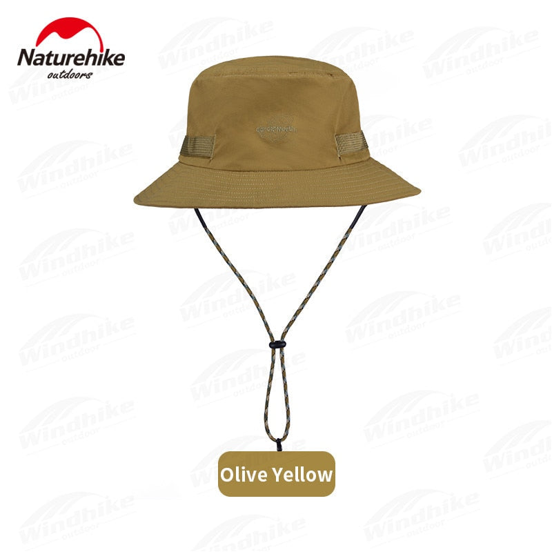 Naturehike Sunscreen Fisherman Hat Portable Lightweight Sun Protection Cap Summer Hat Breathable Bucket Hat Unisex Style UPF50+ Camping Fishing