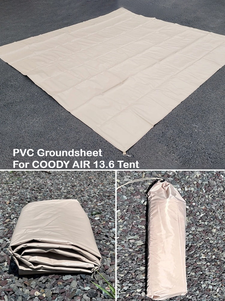Coody PVC Groudsheet Floor Mat For AIR Inflatable Tent 8.0 10.0 13.6 17.2 Hub Shelter Aurora Dome Portable Ground Sheet Moisture-proof Field Mattress Add-on Accessories