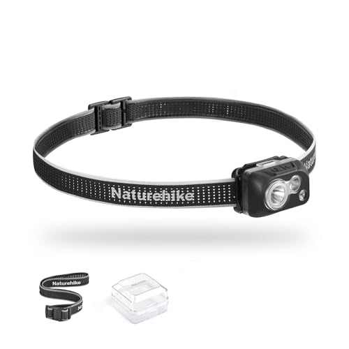 Naturehike LED Headlamp IP68 Waterproof Headlight Camping Head Lamp SOS Flashing Light Flashlight Outdoor Survival Hiking Tool 60° Degree Adjustable