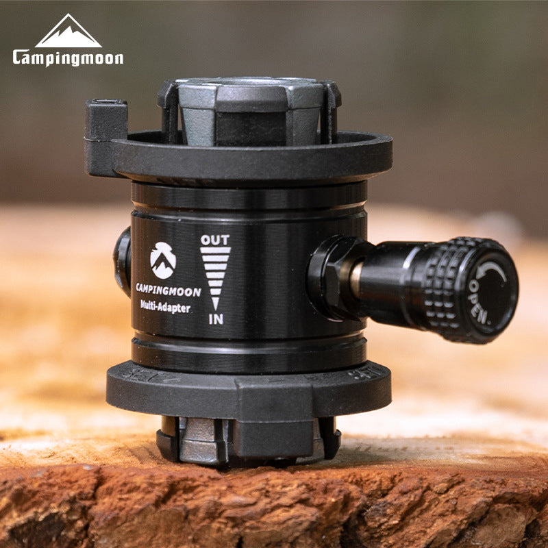 Campingmoon BKZ15-CB Butane Canister Tank Refilling Tool With Pressure Relief Valve Refill Gas Nozzle Standard Fuel Butane Camping Hiking Cooking