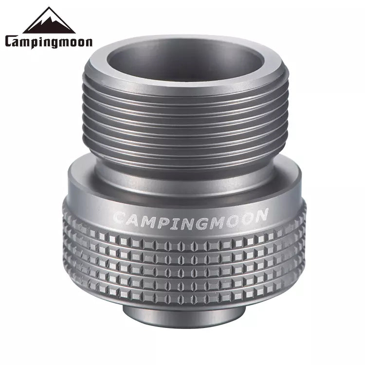 CAMPINGMOON Propane Gas Stove Adapter Portable Lightweight Screw Type Butane Gas Tank Fuel Converter Iso-Butane Canister Lantern Torch Burner Adaptor
