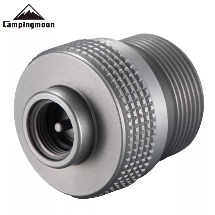 CAMPINGMOON Propane Gas Stove Adapter Portable Lightweight Screw Type Butane Gas Tank Fuel Converter Iso-Butane Canister Lantern Torch Burner Adaptor