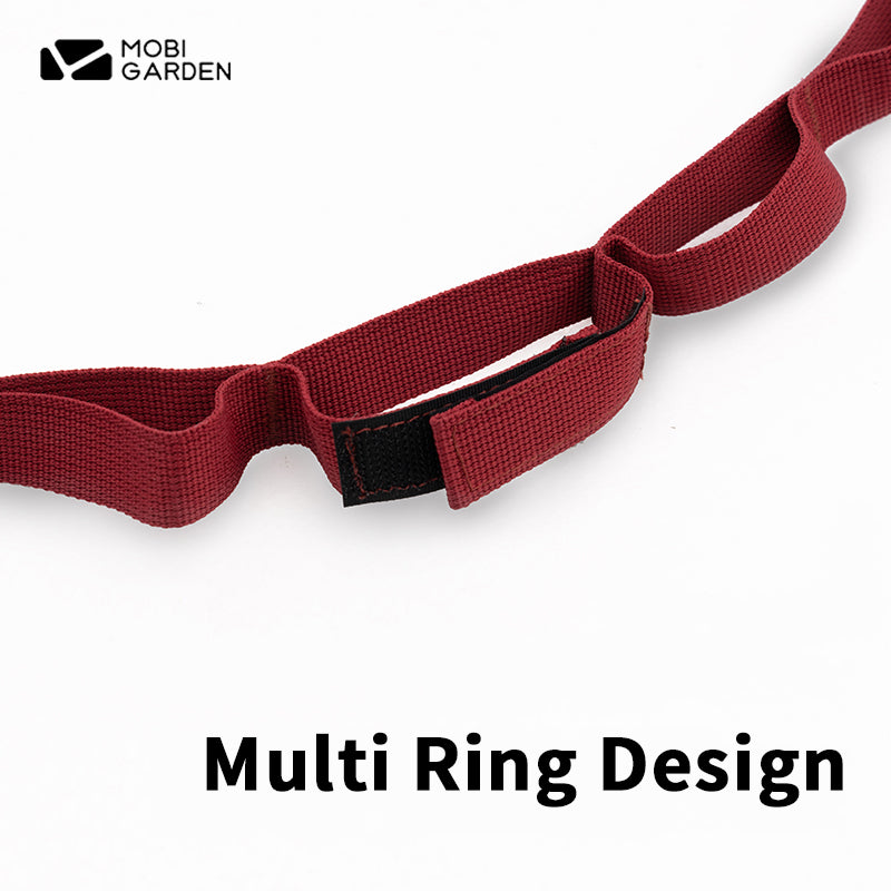 MOBI GARDEN 2m Multi-Function Hanging Rope Outdoor Adjustable Clothesline Lanyard Accesories Tool Windproof Cloth Storage Non-Slip Rope Extension Rope