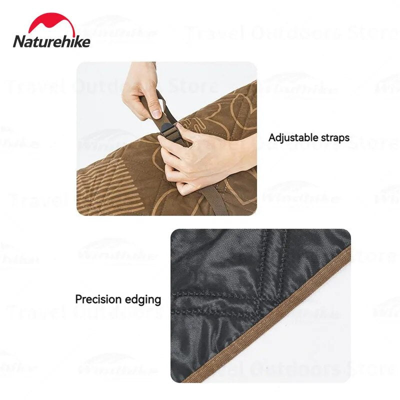 Naturehike Ultrasonic Hexagon Picnic Mat Outdoor Portable Lightweight Hexagonal Pad Large Area 5-6 Persons Damp-Proof Mat Machine Washable Tent Mat