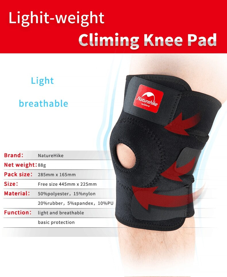 Naturehike Knee Protector Knee Pads Sports Kinesiology Tape Basketball Breathable Knee Brace Climbing Hiking Running Cycling Nature Hike