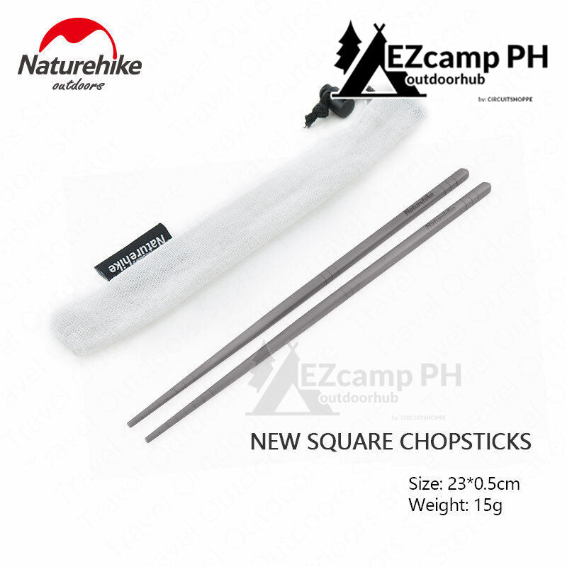 Naturehike Dinnerware Utensil Set Portable Ultralight Multifunctional Tableware Folding Fork Spoon Chopsticks Knife Spork Pure Titanium Outdoor