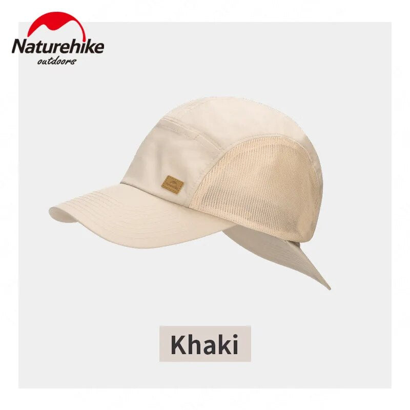 Naturehike Outdoor Summer Fashion Men's Hat Ultralight Double Brim Sun Protection Sports Leisure Cap For Camping Fishing Hiking