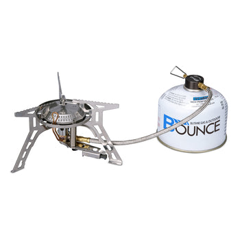 BOUNCE RINK Stove Outdoor Portable Ultralight Folding Hose For Screw Type Butane Burner 3KW High Firepower With Case Camping Hiking Travel Made in Korea