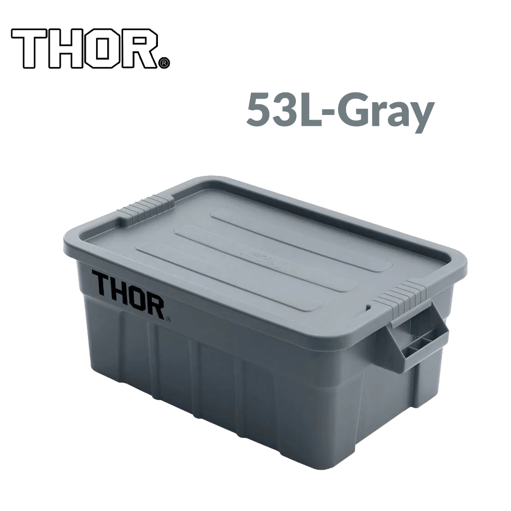 THOR ® Premium MINI 1L and LIMO 2.5L | 5L | 22L | 53L | 75L Stackable Storage Box with Lid Outdoor Rugged Plastic Boxes Wood Tabletop Stand Bracket