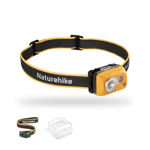Naturehike LED Headlamp IP68 Waterproof Headlight Camping Head Lamp SOS Flashing Light Flashlight Outdoor Survival Hiking Tool 60° Degree Adjustable