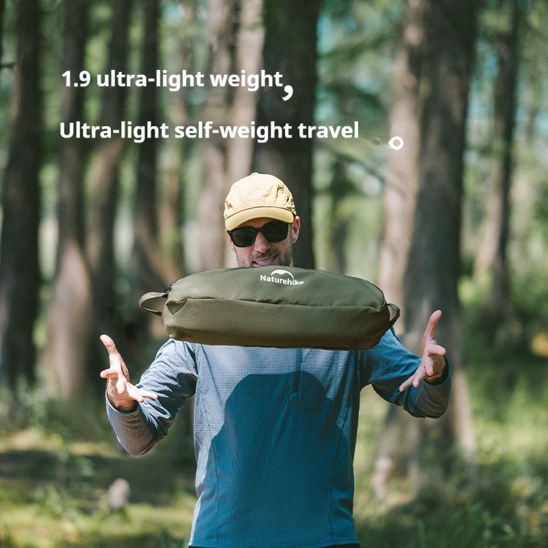 Naturehike YL01 Lightweight Chair Portable Camping Moon Chair Quick Open Wide Seats Load Bearing 150kg X-Type Mechanical Structure Folding Outdoor Chair